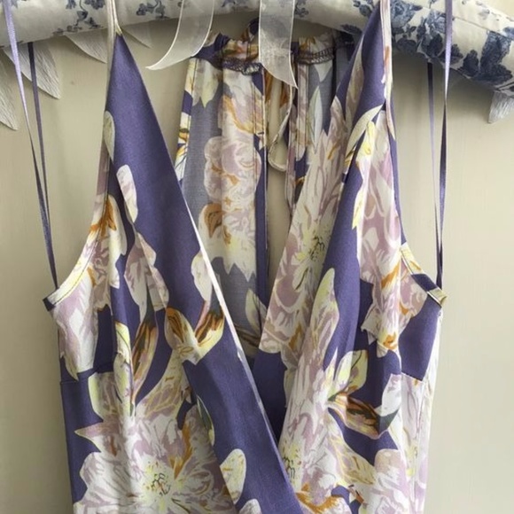 Astr Dresses & Skirts - ASTR The Label Purple Floral Maxi Dress